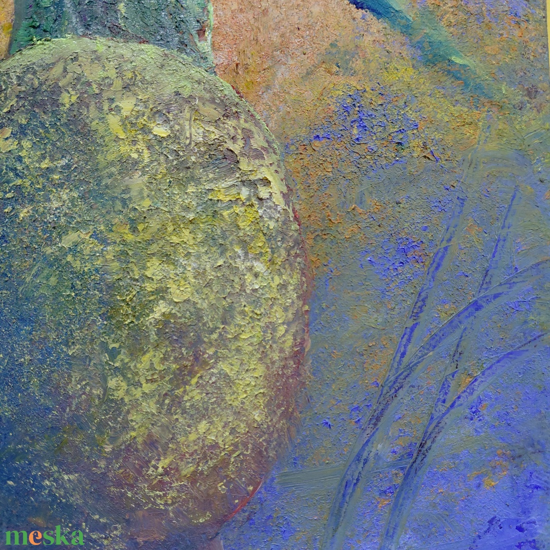 Megszakadás - Eredeti, modern absztrakt olajfestmény - művészet - festmény - olajfestmény - Meska.hu