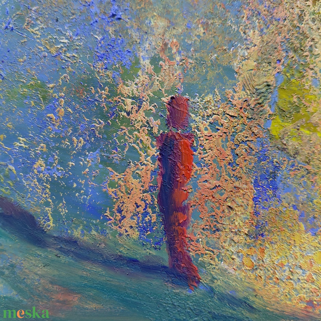 Megszakadás - Eredeti, modern absztrakt olajfestmény - művészet - festmény - olajfestmény - Meska.hu