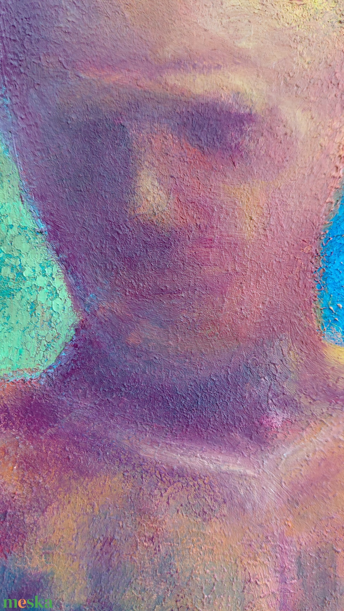 Elidegenedés - Eredeti, modern absztrakt olajfestmény - művészet - festmény - olajfestmény - Meska.hu