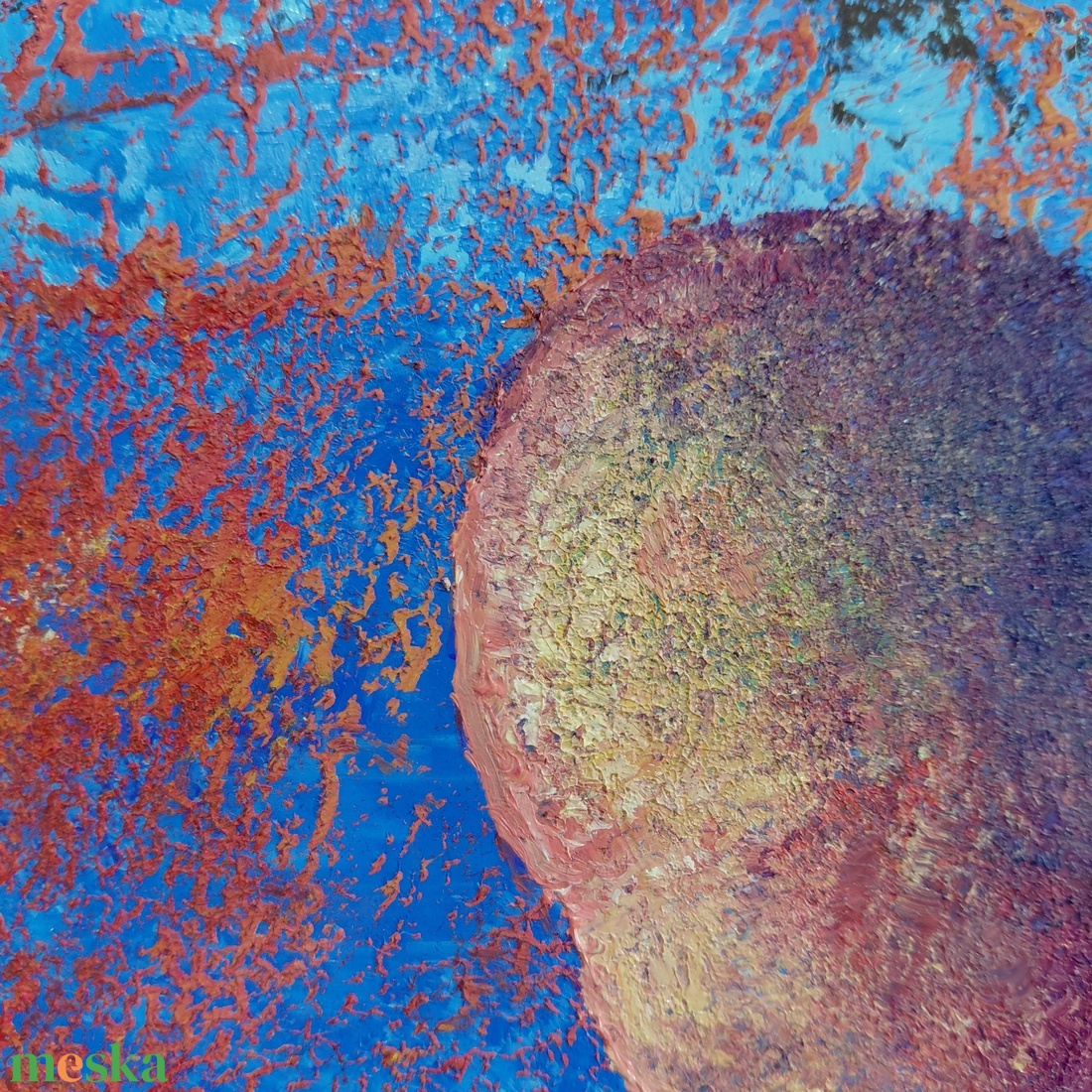 Kimondatlan - Eredeti, modern absztrakt olajfestmény - művészet - festmény - olajfestmény - Meska.hu