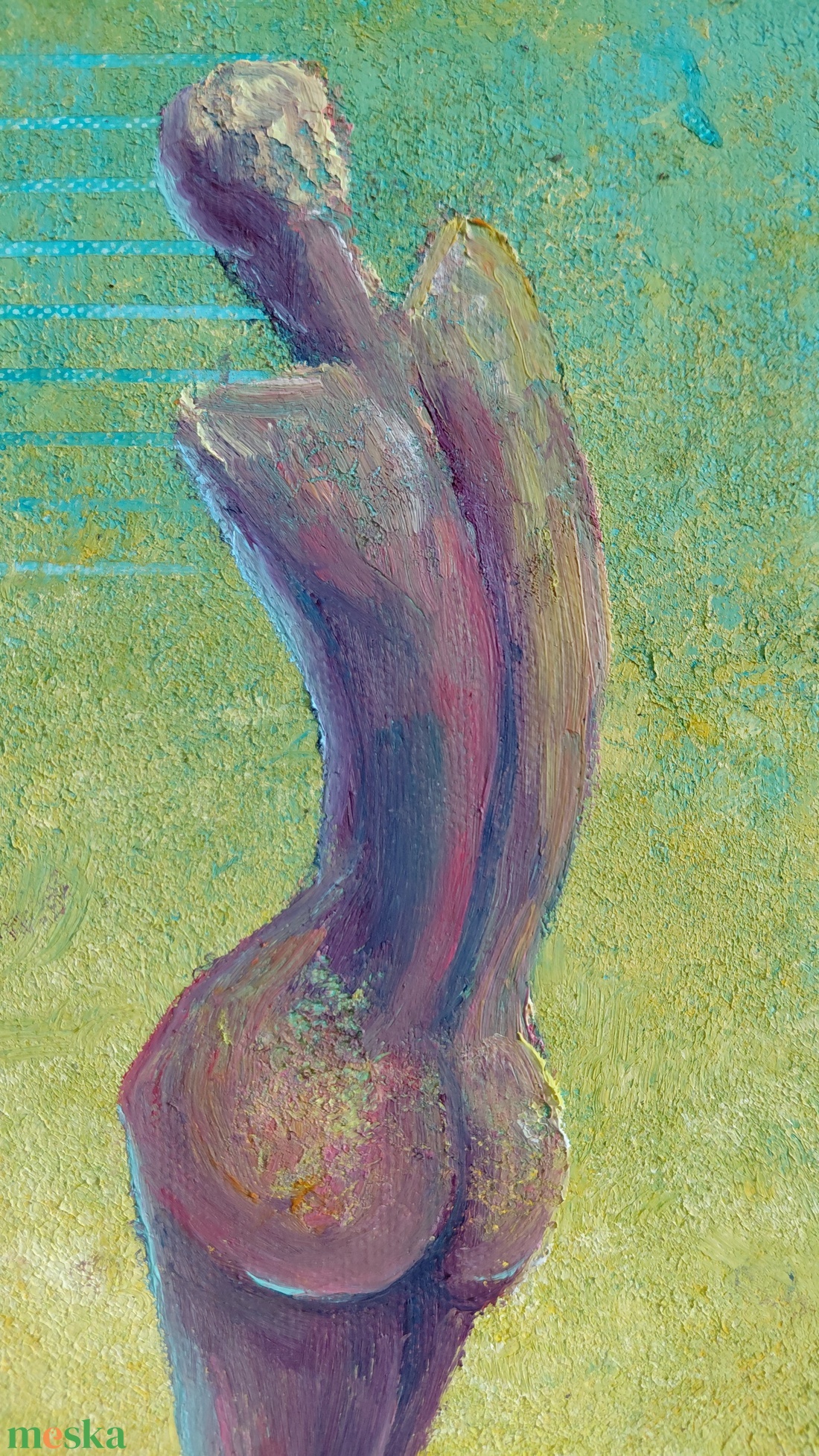 Önelfogadás - Eredeti, modern absztrakt olajfestmény - művészet - festmény - olajfestmény - Meska.hu