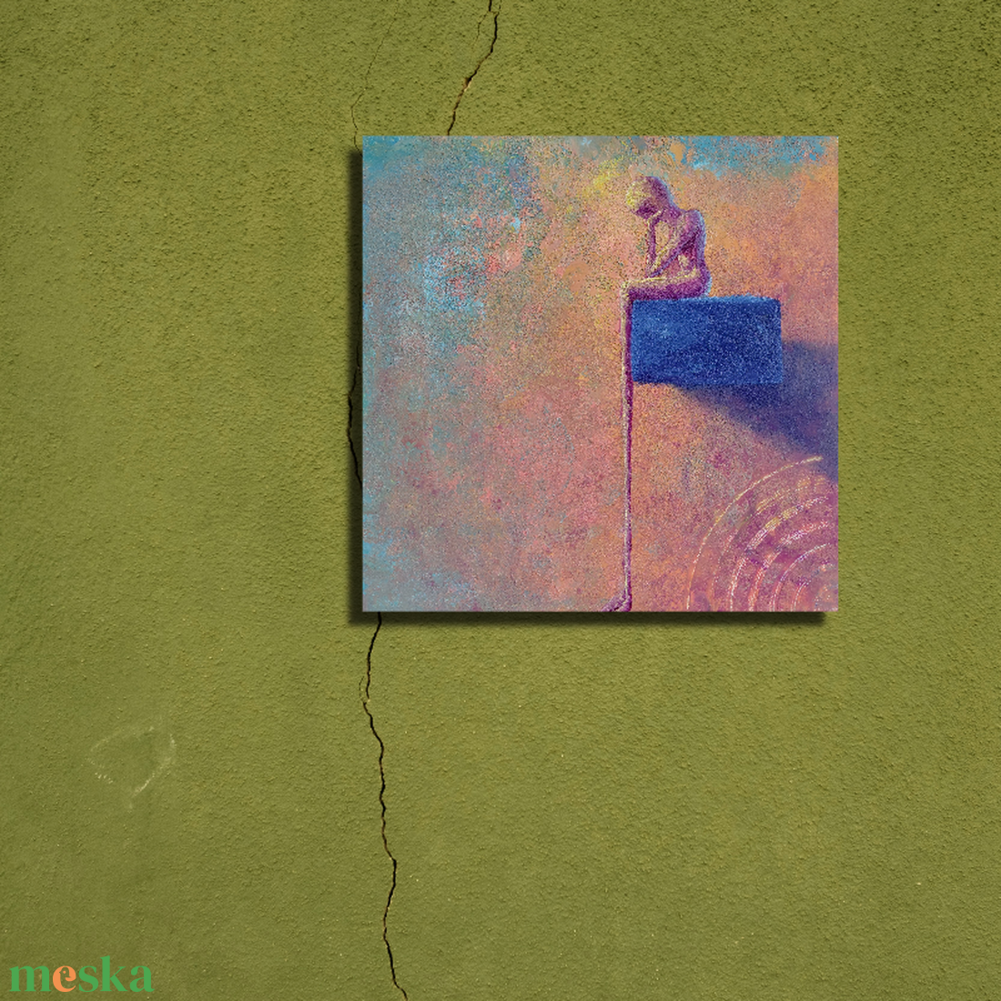 Sóhajok - Eredeti, modern absztrakt olajfestmény - művészet - festmény - olajfestmény - Meska.hu