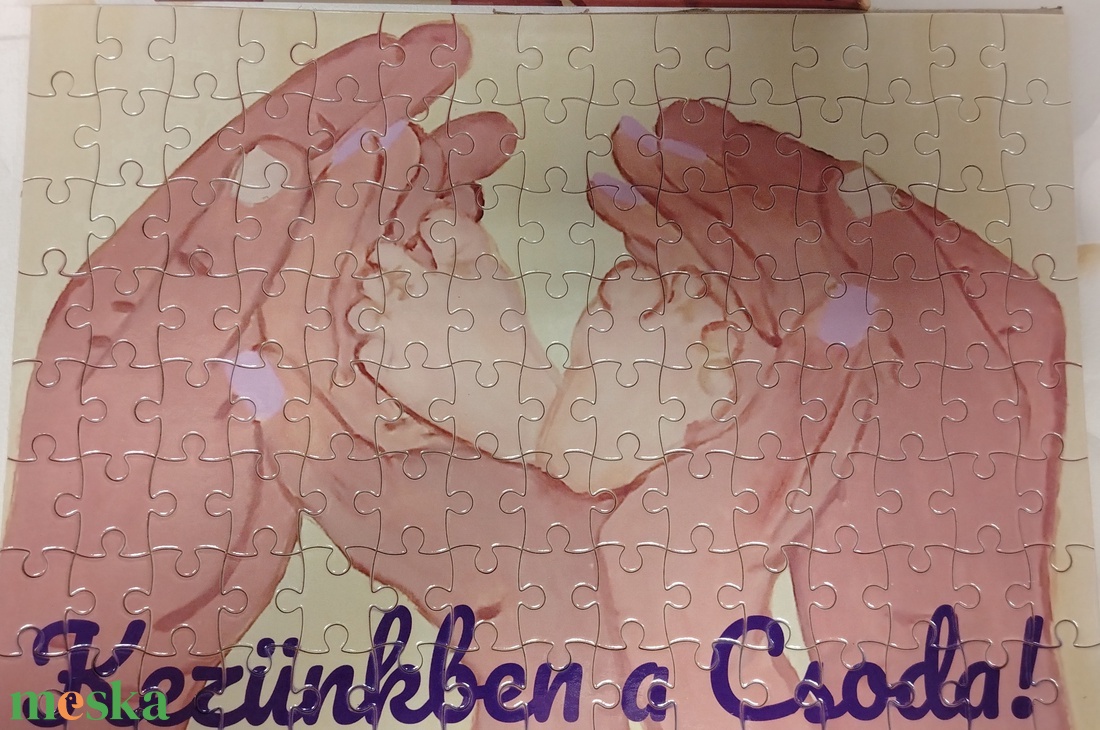 Kezünkben a csoda puzzle 120db  - játék & sport - puzzle - hagyományos puzzle - Meska.hu