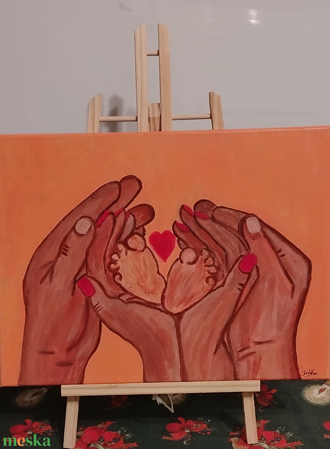 Családi szeretet kézzel festett akrilkép 30x40 cm - művészet - festmény - akril - Meska.hu Családi szeretet kézzel festett akrilkép 30x40 cm - művészet - festmény - akril - Meska.hu