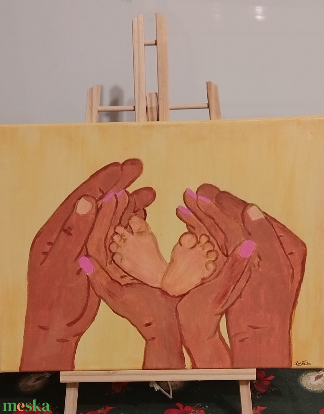 Szeretet pillanata kézzel festett akrilkép 30x40 cm - művészet - festmény - akril - Meska.hu Szeretet pillanata kézzel festett akrilkép 30x40 cm - művészet - festmény - akril - Meska.hu