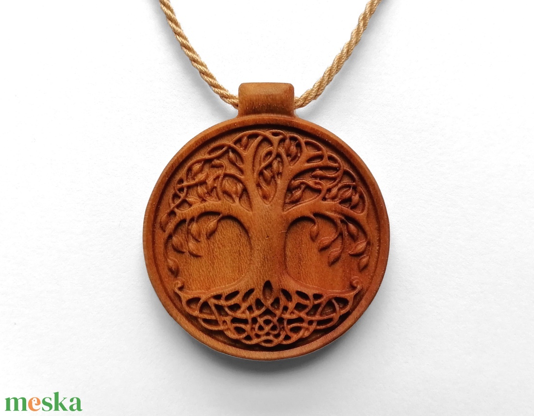Életfa (tree of life) zsinórnyaklánc cseresznyefa medállal - ékszer - nyaklánc - medálos nyaklánc - Meska.hu Életfa (tree of life) zsinórnyaklánc cseresznyefa medállal - ékszer - nyaklánc - medálos nyaklánc - Meska.hu