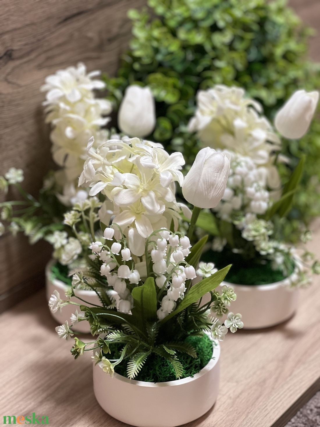 Gyöngyvirágos dísz - otthon & életmód - dekoráció - asztal és polc dekoráció - asztaldísz - Meska.hu