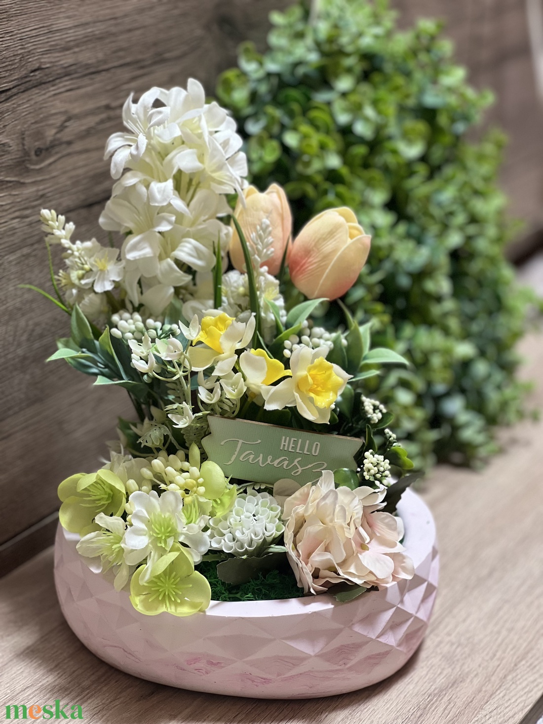 Tavaszi nagy dísz - otthon & életmód - dekoráció - asztal és polc dekoráció - asztaldísz - Meska.hu