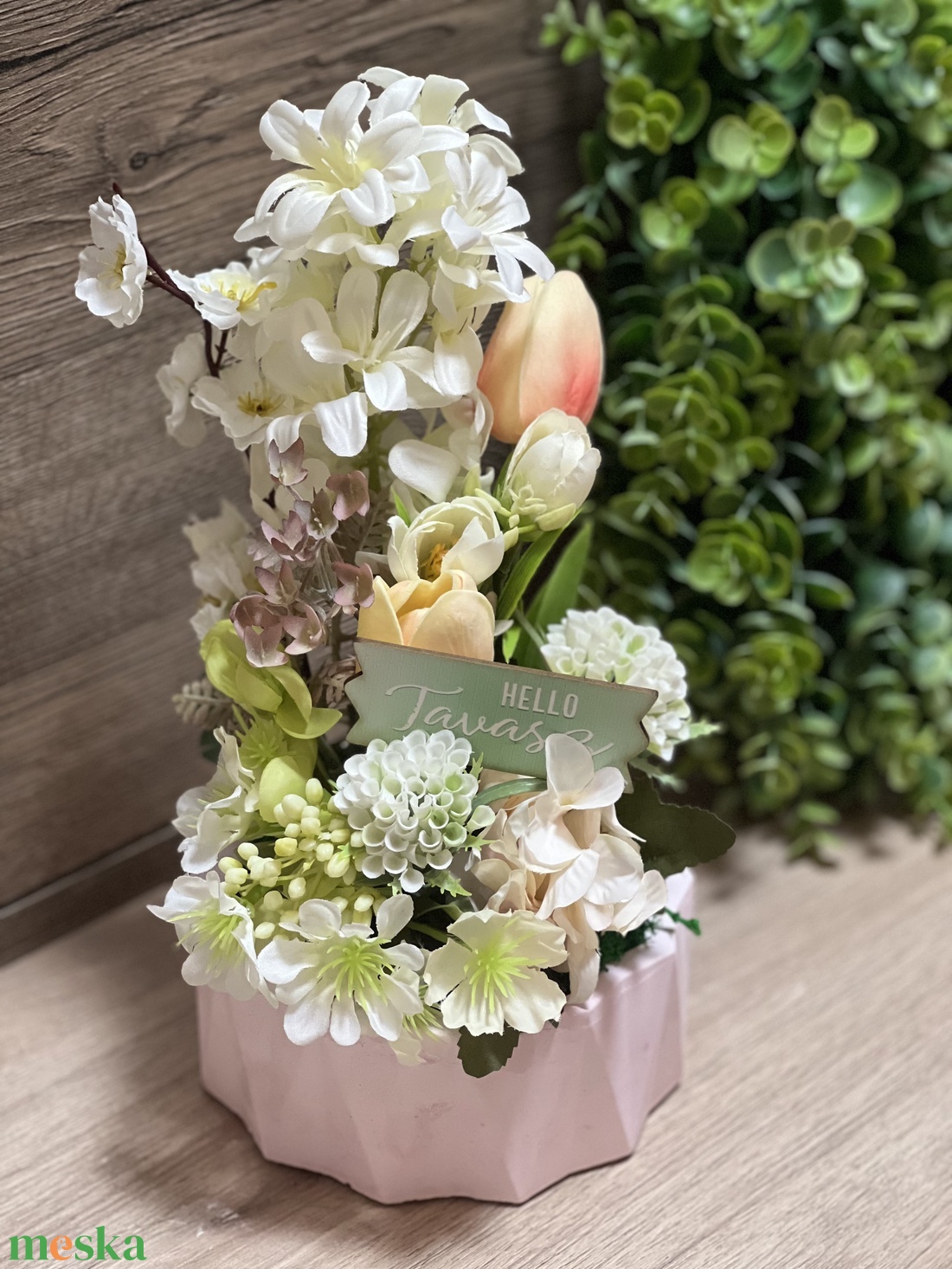 Tavaszi dísz 1 - otthon & életmód - dekoráció - asztal és polc dekoráció - asztaldísz - Meska.hu