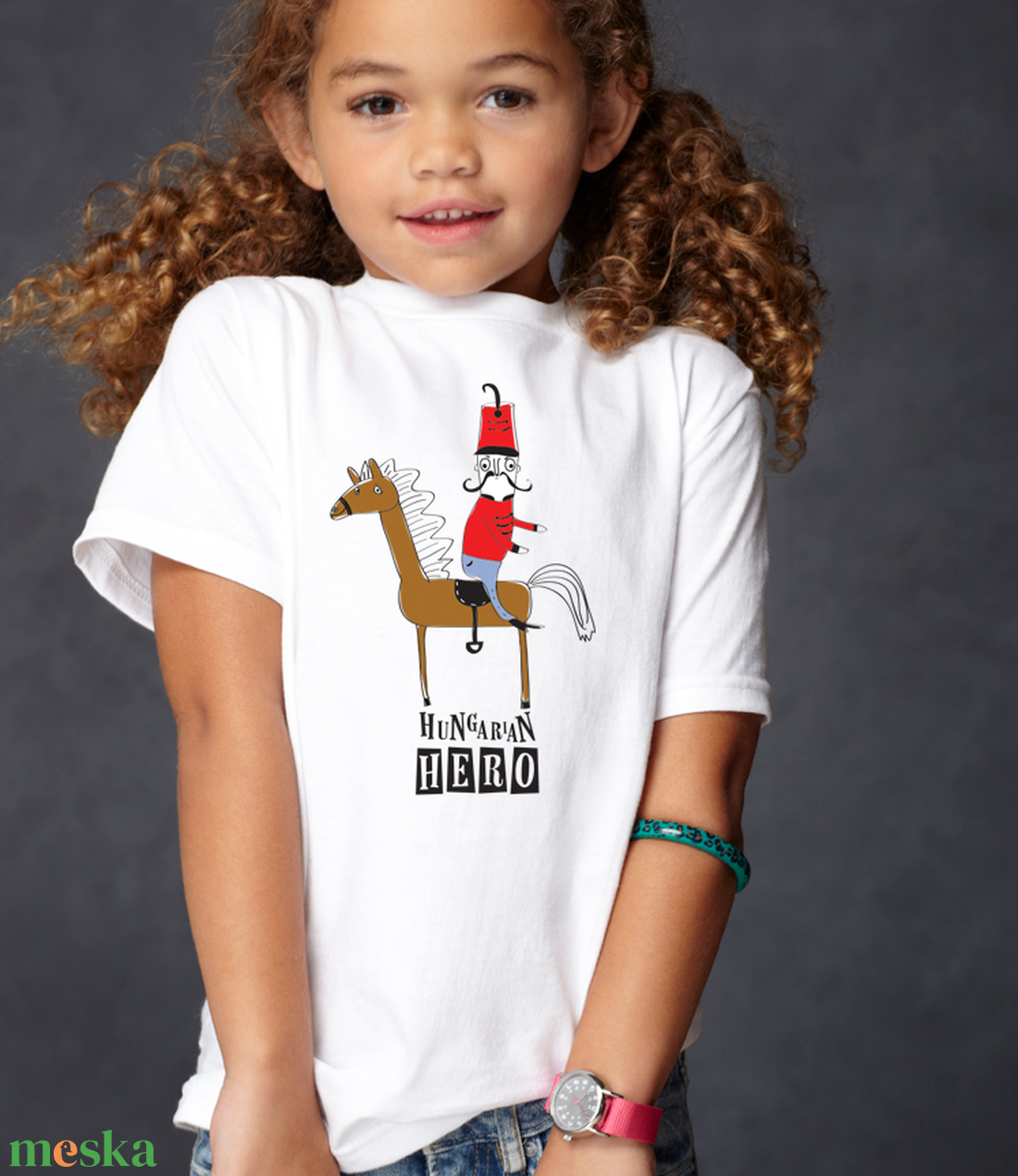 Hungarian hero - huszáros gyerek póló - uniszex - ruha & divat - babaruha & gyerekruha - póló - Meska.hu