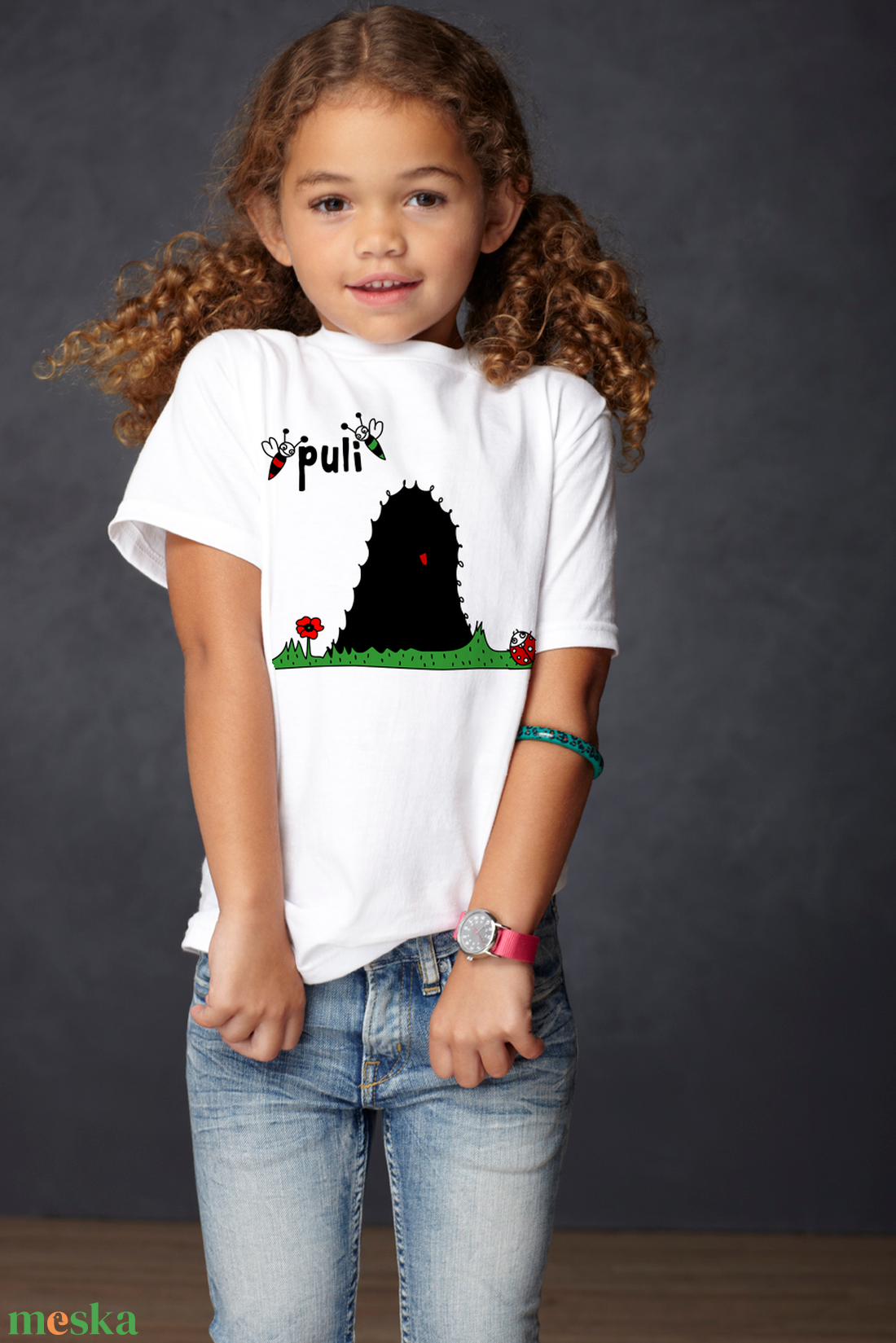 Puli - kutyás gyerek póló - uniszex - ruha & divat - babaruha & gyerekruha - póló - Meska.hu