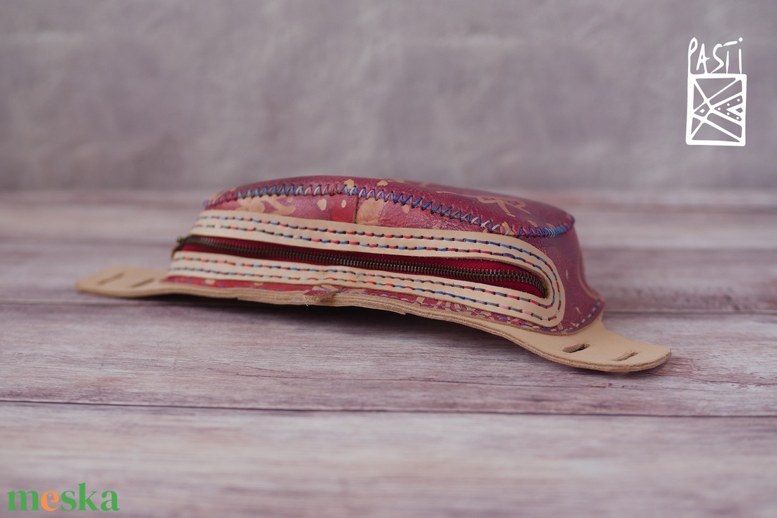 AKCIÓ!!! Tulipános övtáska - táska & tok - övtáska - Meska.hu