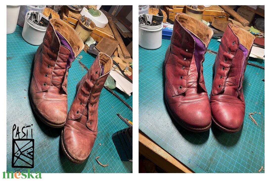 Kedvenc bőr cipő vagy szandál ráncfelvarrása - ruha & divat - cipő & papucs - cipő, szandál - Meska.hu