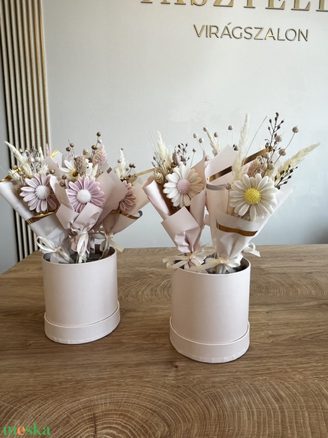 Szójaviasz mini csokor (szárított virággal) - otthon & életmód - virágdekoráció - virágok - virágcsokor - Meska.hu