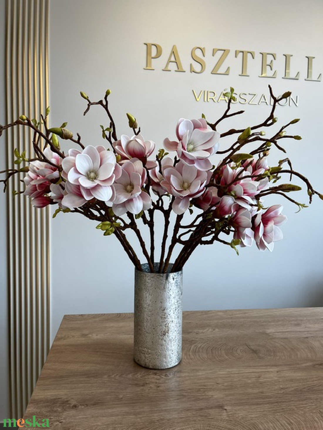 Prémium Magnólia ág (lakás dekoráció) - otthon & életmód - virágdekoráció - virágdíszek - asztali virágdísz - Meska.hu