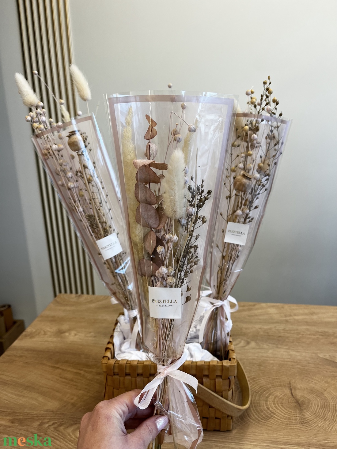 Szárazvirág csokor ( Mini ) - otthon & életmód - virágdekoráció - virágok - virágcsokor - Meska.hu