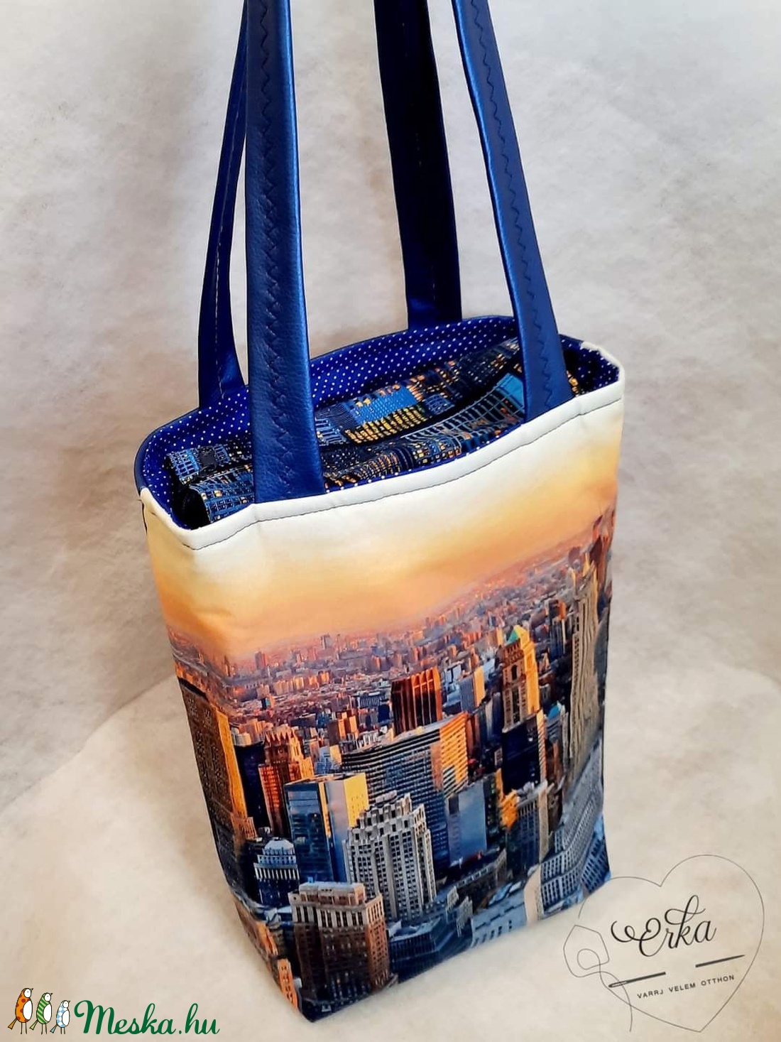 Városos táska, kreatív alkotócsomag - diy (csináld magad) - egységcsomag - Meska.hu