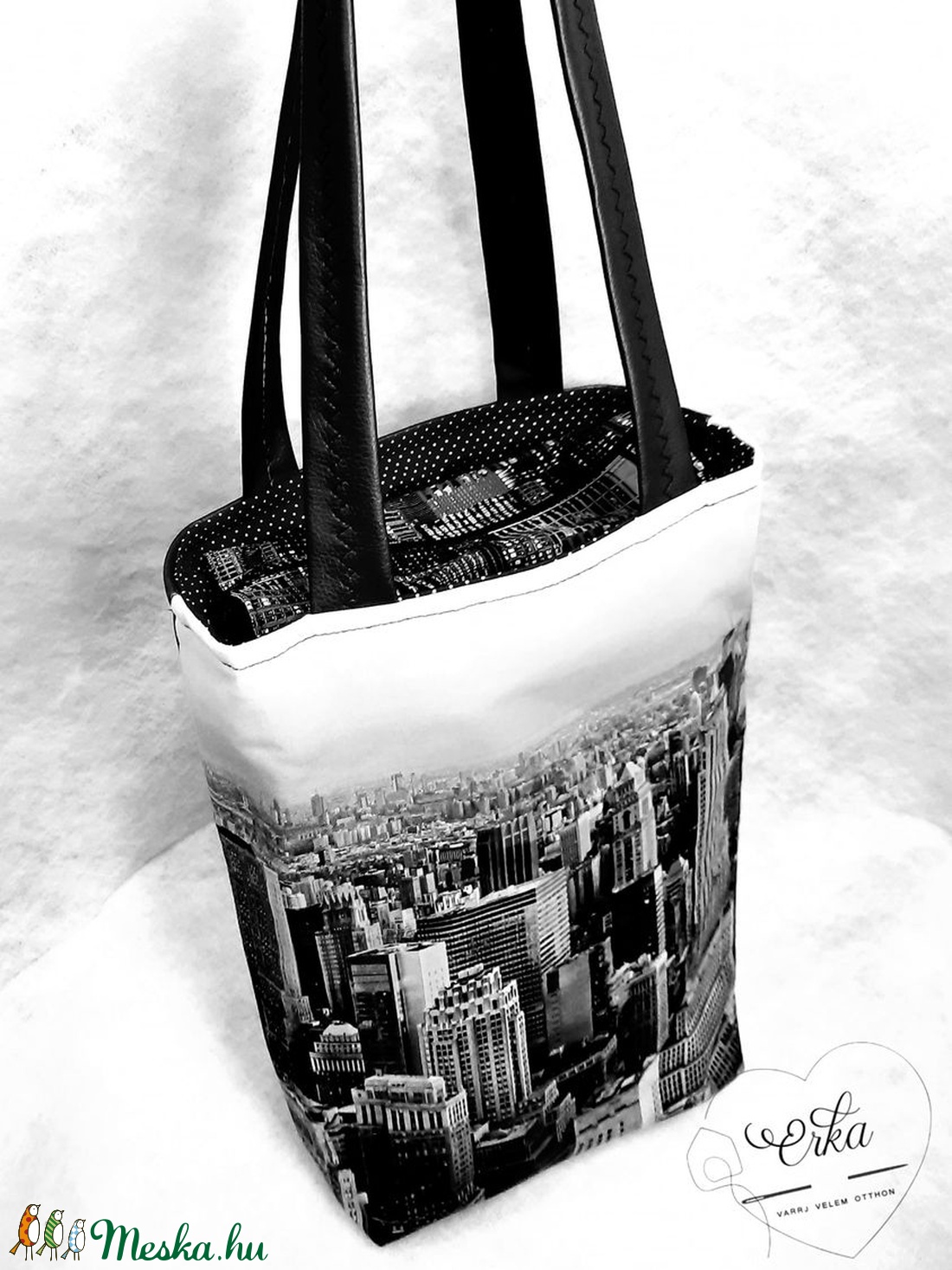 Városos táska, kreatív alkotócsomag - diy (csináld magad) - egységcsomag - Meska.hu