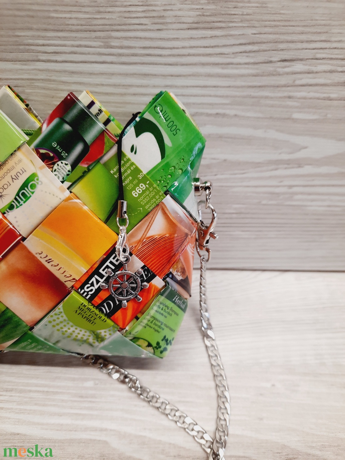 Színes katalógus zero waste táska / mini bag - táska & tok - kézitáska & válltáska - kézitáska - Meska.hu