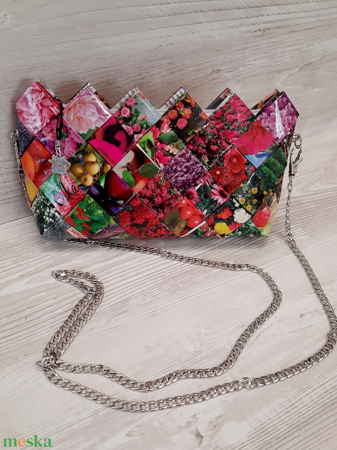 Virágoskert katalógus zero waste táska / mini bag - táska & tok - kézitáska & válltáska - kézitáska - Meska.hu