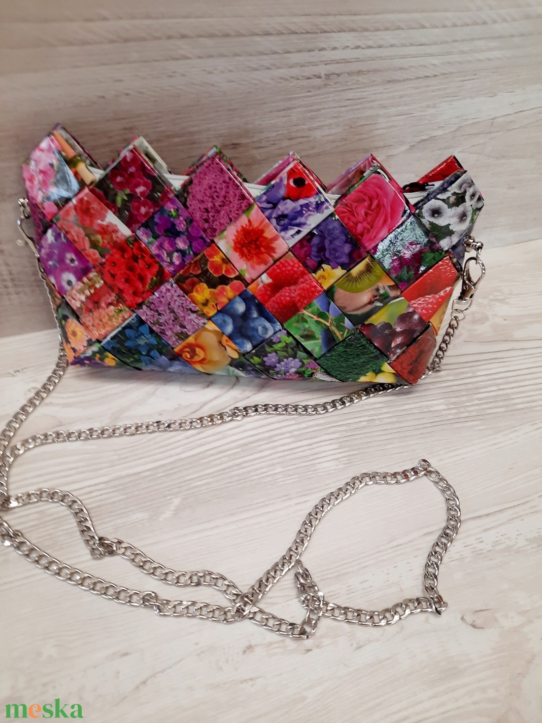 Virágoskert katalógus zero waste táska / mini bag - táska & tok - kézitáska & válltáska - kézitáska - Meska.hu