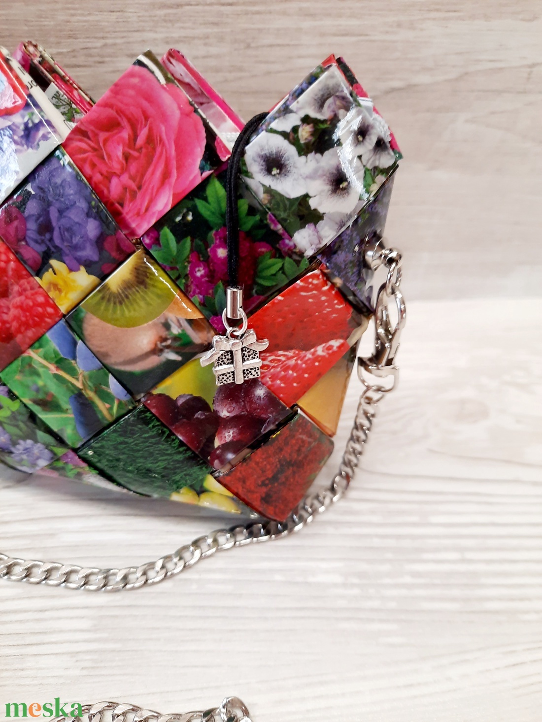 Virágoskert katalógus zero waste táska / mini bag - táska & tok - kézitáska & válltáska - kézitáska - Meska.hu