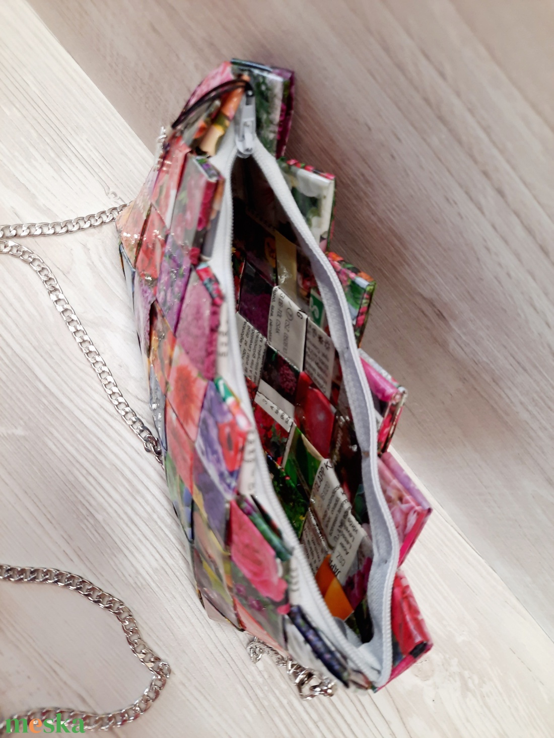 Virágoskert katalógus zero waste táska / mini bag - táska & tok - kézitáska & válltáska - kézitáska - Meska.hu
