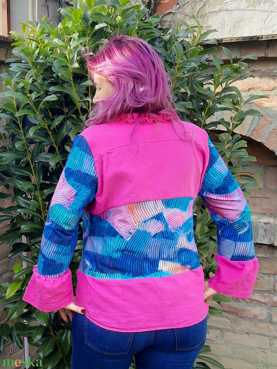 Újrafelső Pink - Férfi ing és női tunika találkozásából született - ruha & divat - női ruha - pulóver - Meska.hu Újrafelső Pink - Férfi ing és női tunika találkozásából született - ruha & divat - női ruha - pulóver - Meska.hu