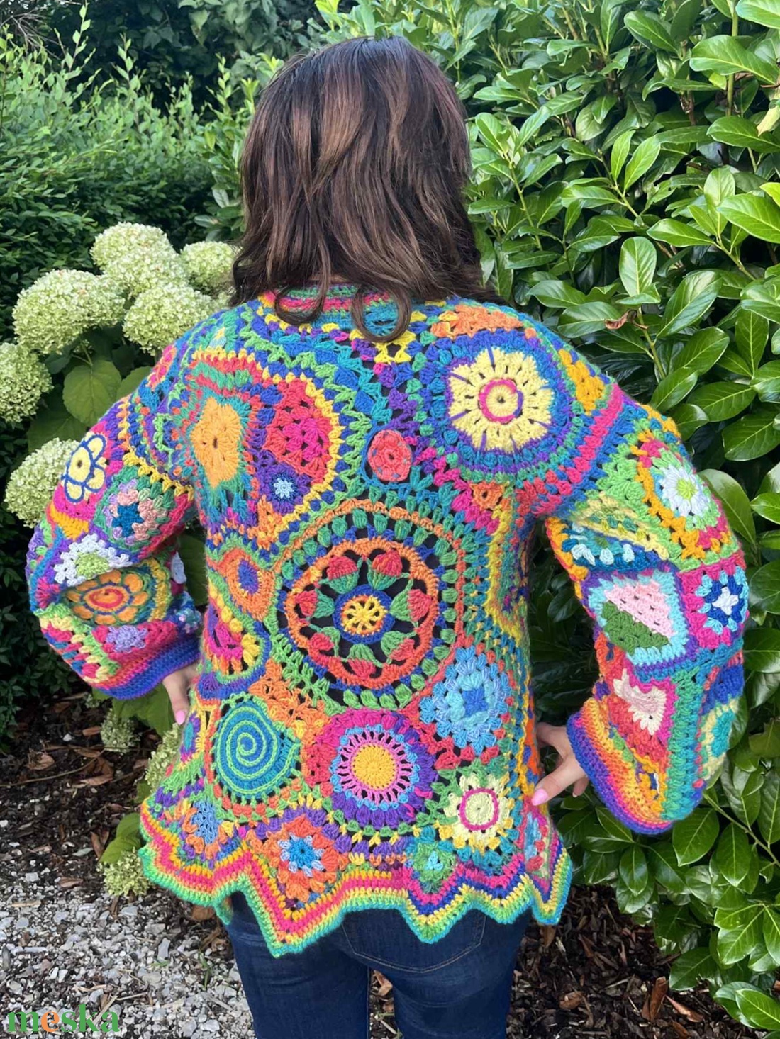 Erka  Kabátmesék:  Színtánc 44/46-os méretre - ruha & divat - női ruha - kardigánok - Meska.hu