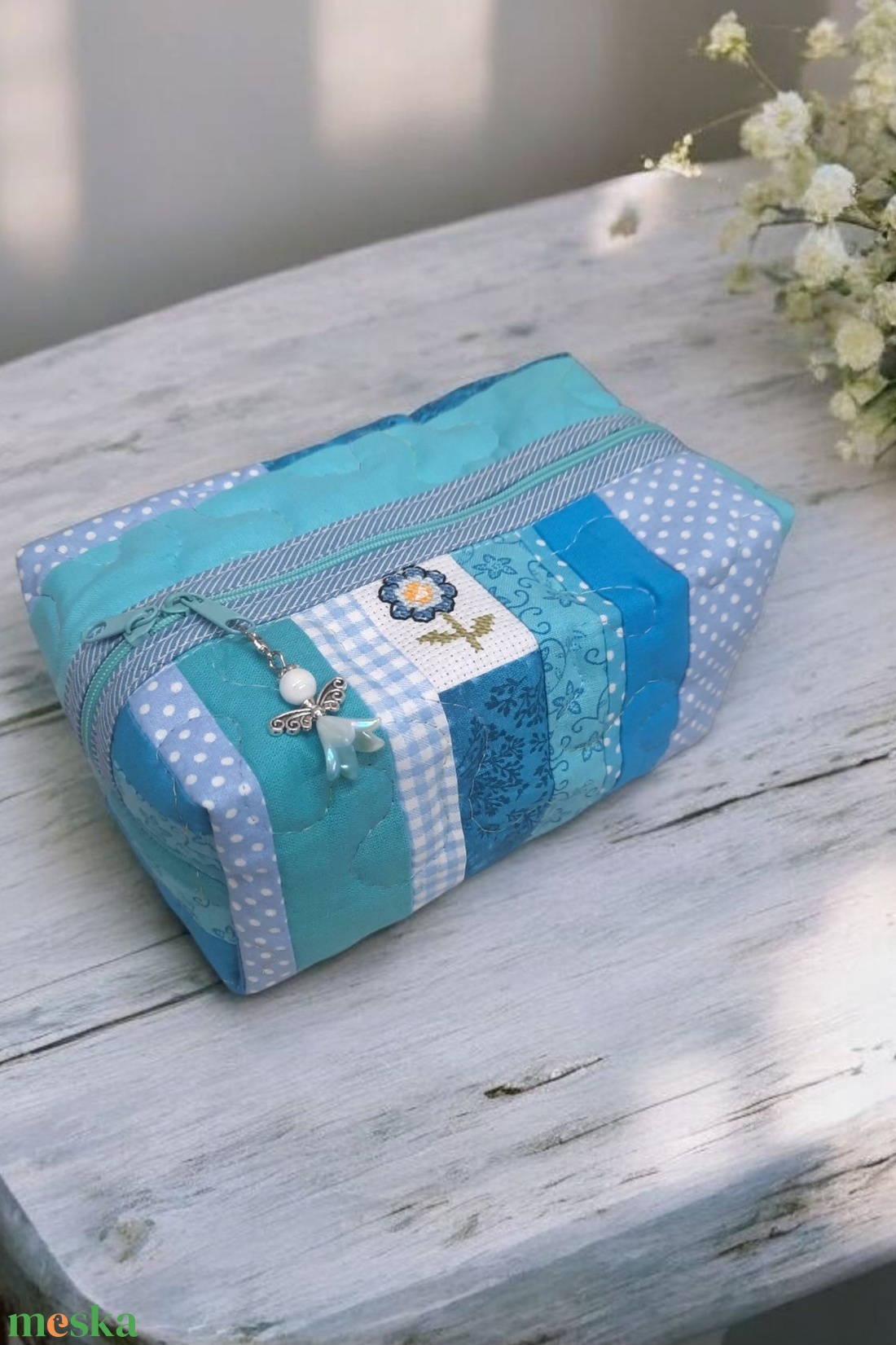 Kékvilág neszesszer - táska & tok - neszesszer - Meska.hu