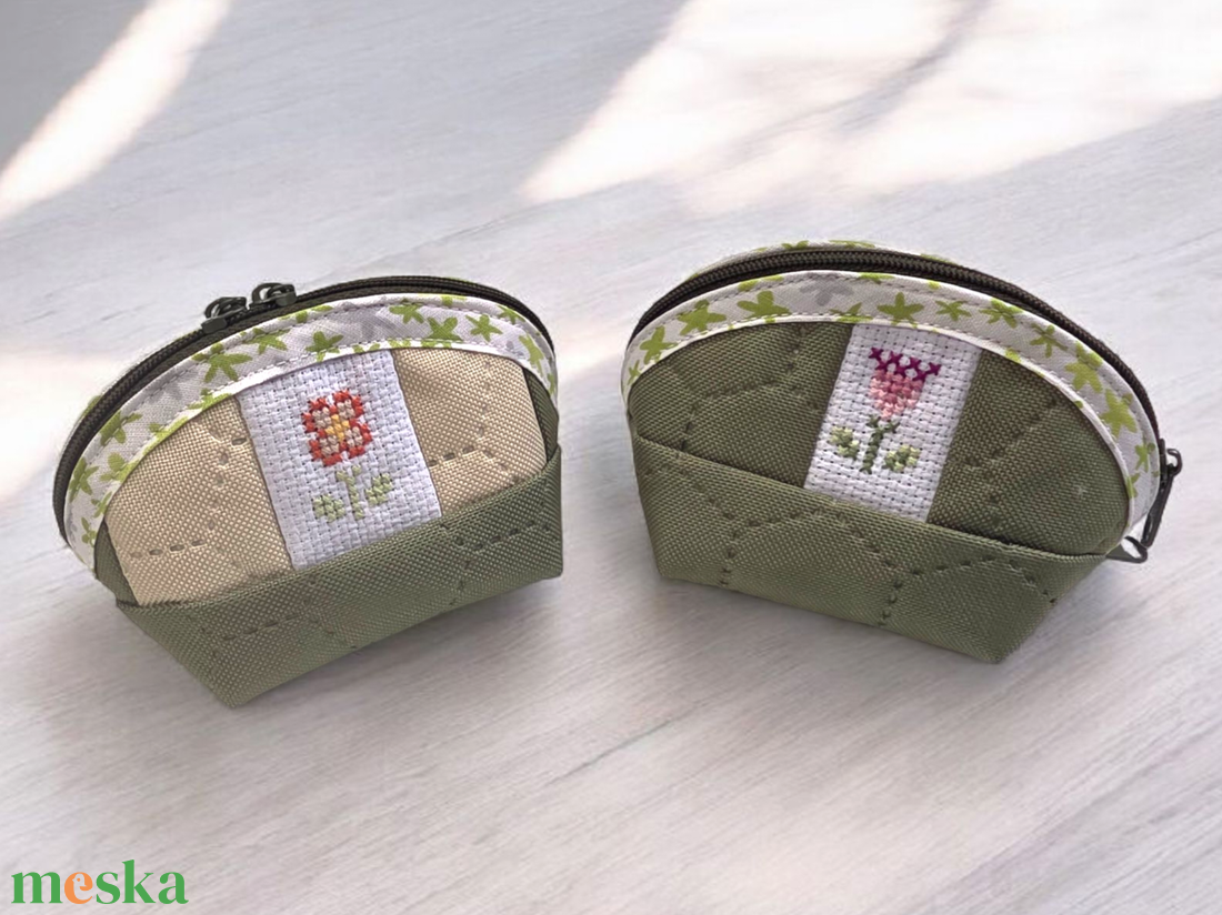 Picurka neszi zöld - táska & tok - neszesszer - Meska.hu