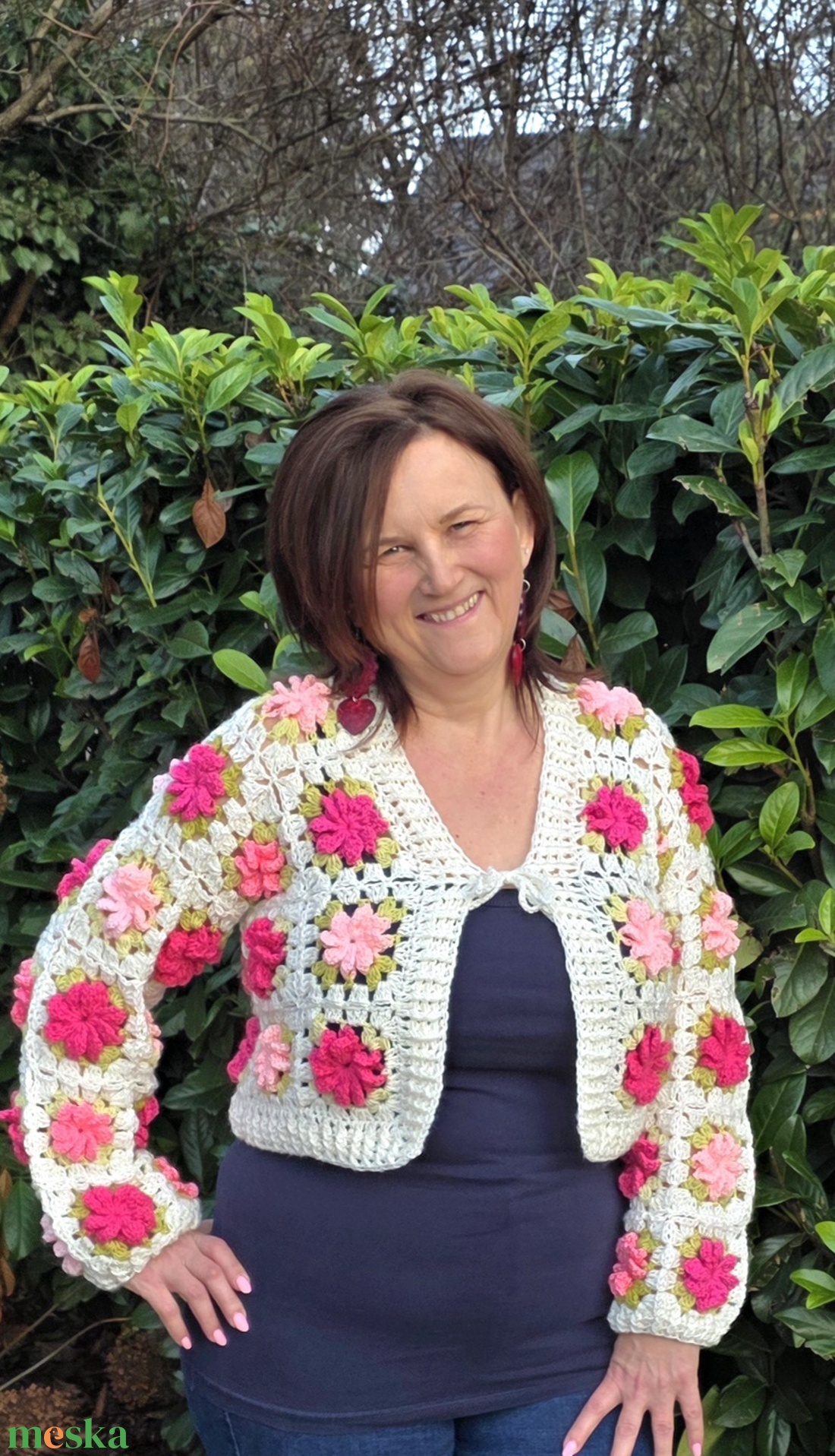 Erka � Kabátmesék:  Szirmok tánca - ruha & divat - női ruha - kardigánok - Meska.hu