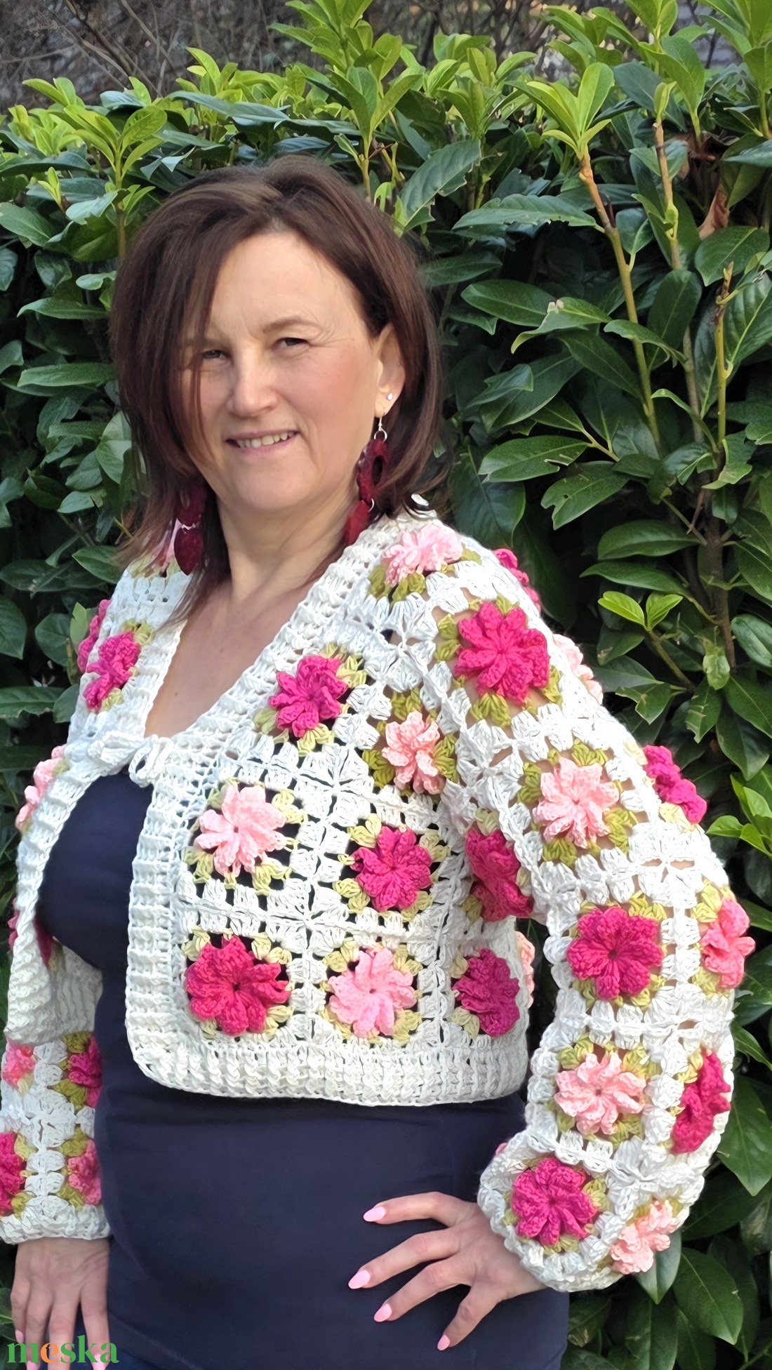 Erka � Kabátmesék:  Szirmok tánca - ruha & divat - női ruha - kardigánok - Meska.hu