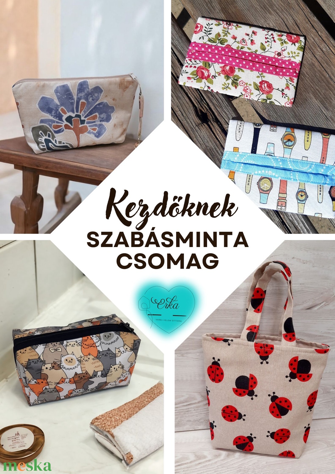 Kezdőknek � Szabásminta csomag videóval - diy (csináld magad) - szabásminta, útmutató - szabásminta - Meska.hu