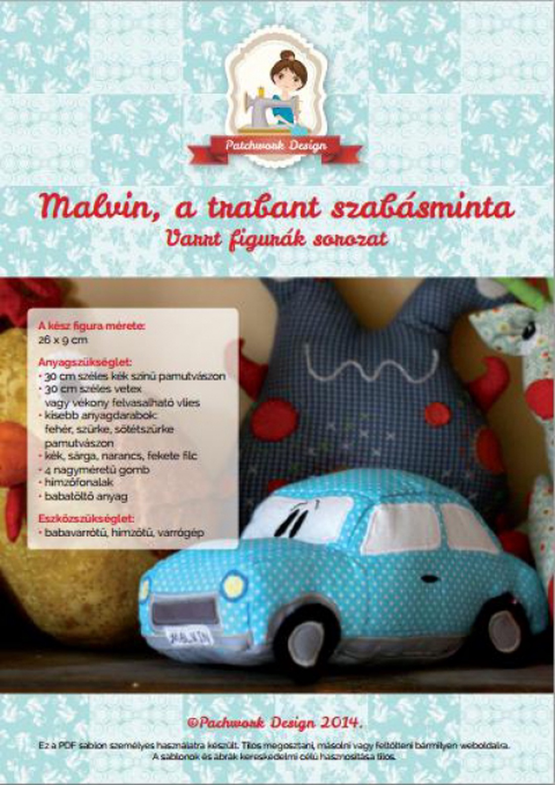 Malvin, a trabant - kellékek & szerszámok - Meska.hu