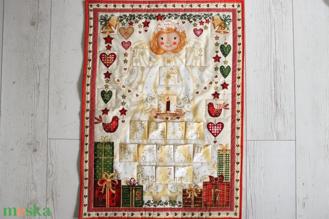 Angyalkás adventi naptár - karácsony - adventi díszek - adventi naptár - Meska.hu Angyalkás adventi naptár - karácsony - adventi díszek - adventi naptár - Meska.hu