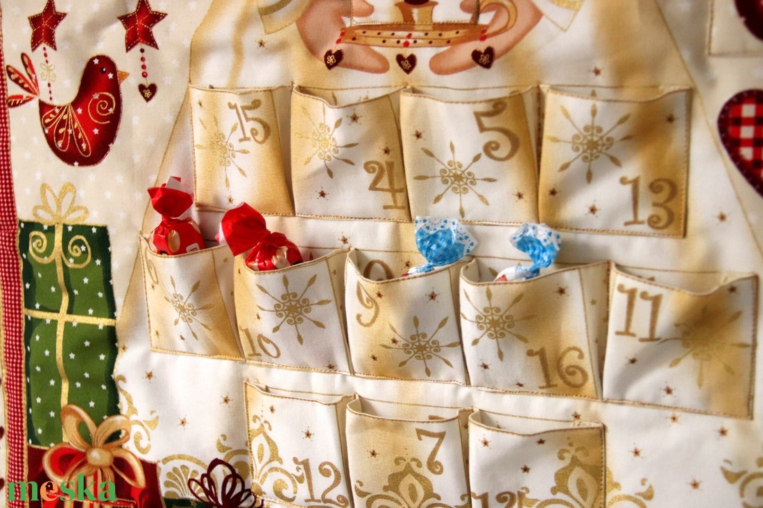 Angyalkás adventi naptár - karácsony - adventi díszek - adventi naptár - Meska.hu Angyalkás adventi naptár - karácsony - adventi díszek - adventi naptár - Meska.hu