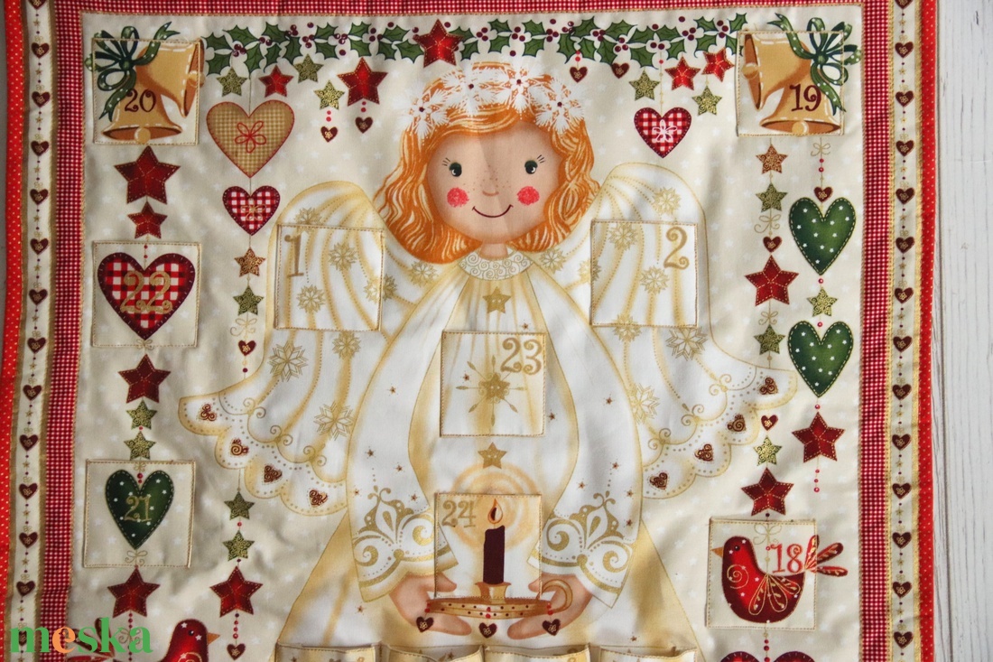 Angyalkás adventi naptár - karácsony - adventi díszek - adventi naptár - Meska.hu Angyalkás adventi naptár - karácsony - adventi díszek - adventi naptár - Meska.hu