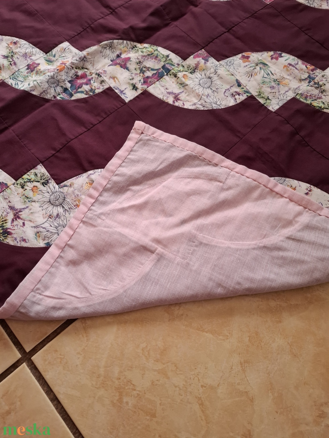 Új, patchwork terítő  - otthon & életmód - dekoráció - asztal és polc dekoráció - horgolt & csipketerítő - Meska.hu