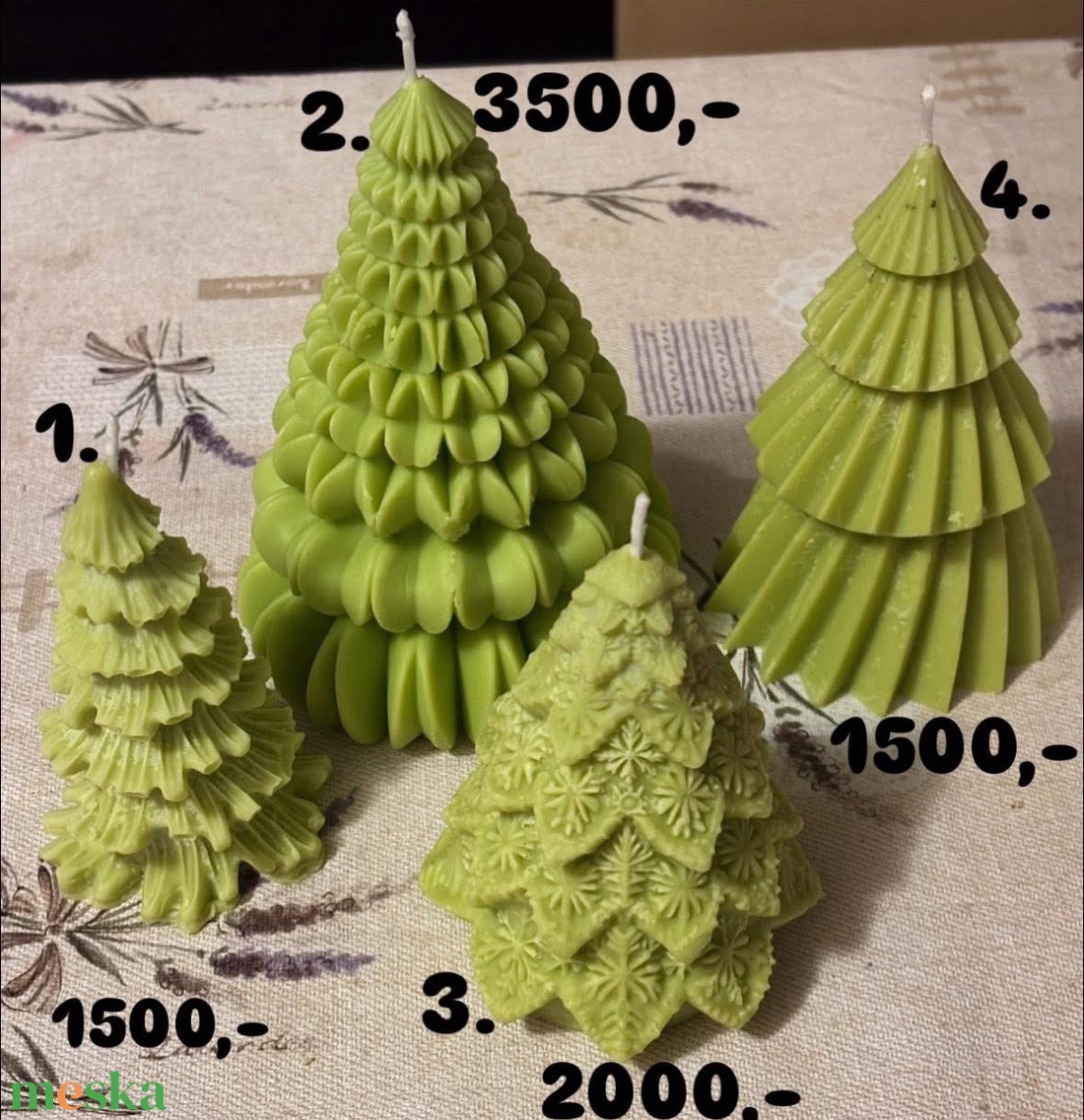 Karácsonyfa gyertyák - kellékek & szerszámok - dekorációs kellékek - dekorációs gyertya - Meska.hu Karácsonyfa gyertyák - kellékek & szerszámok - dekorációs kellékek - dekorációs gyertya - Meska.hu