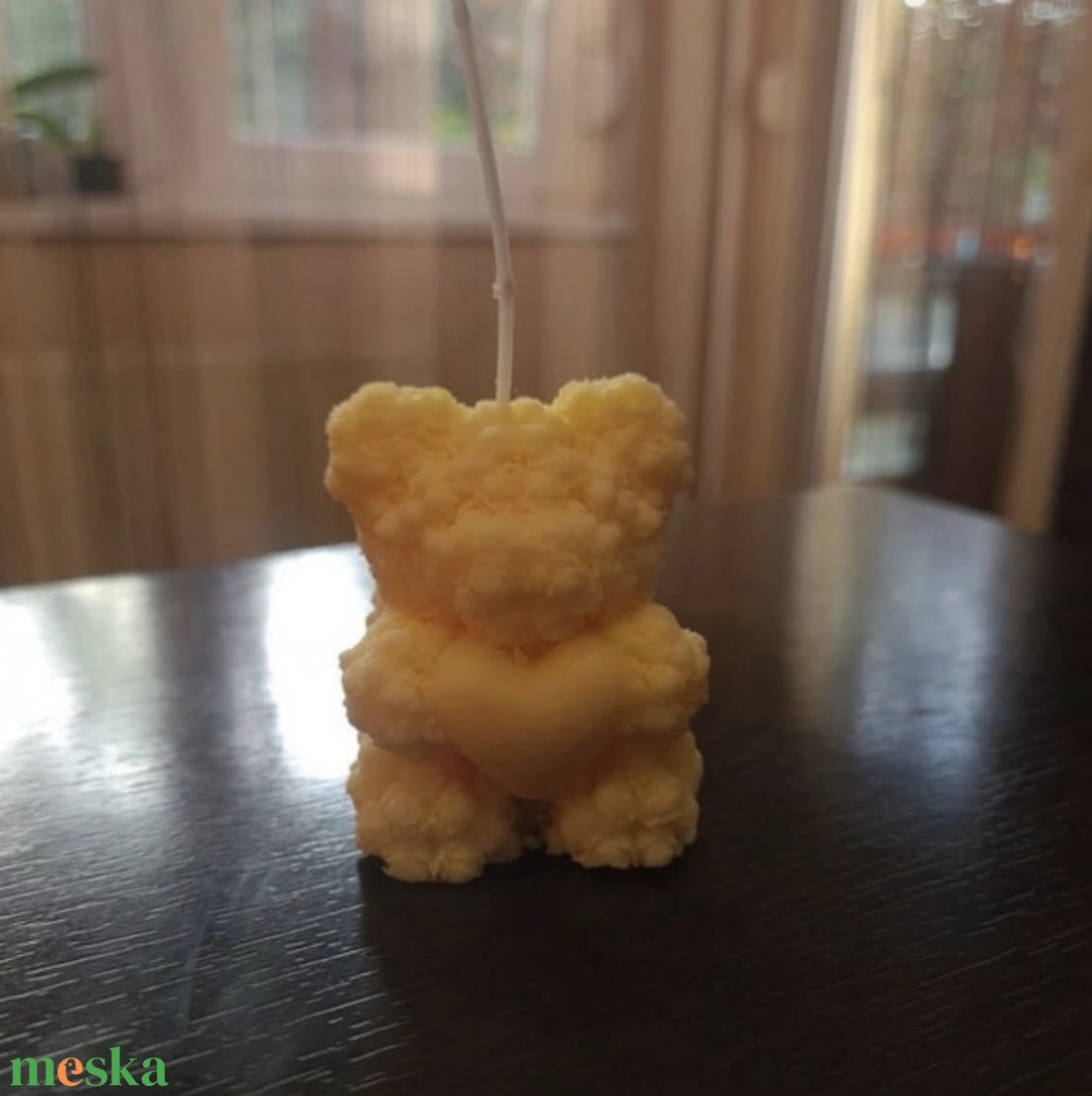 Rózsamaci gyertya - otthon & életmód - gyertya, illat, aroma - gyertya - Meska.hu