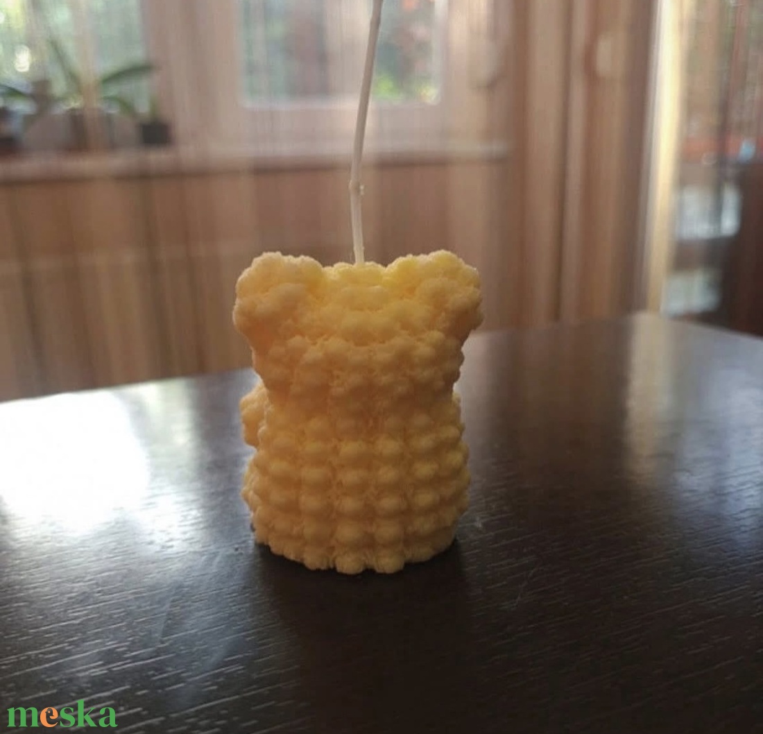 Rózsamaci gyertya - otthon & életmód - gyertya, illat, aroma - gyertya - Meska.hu