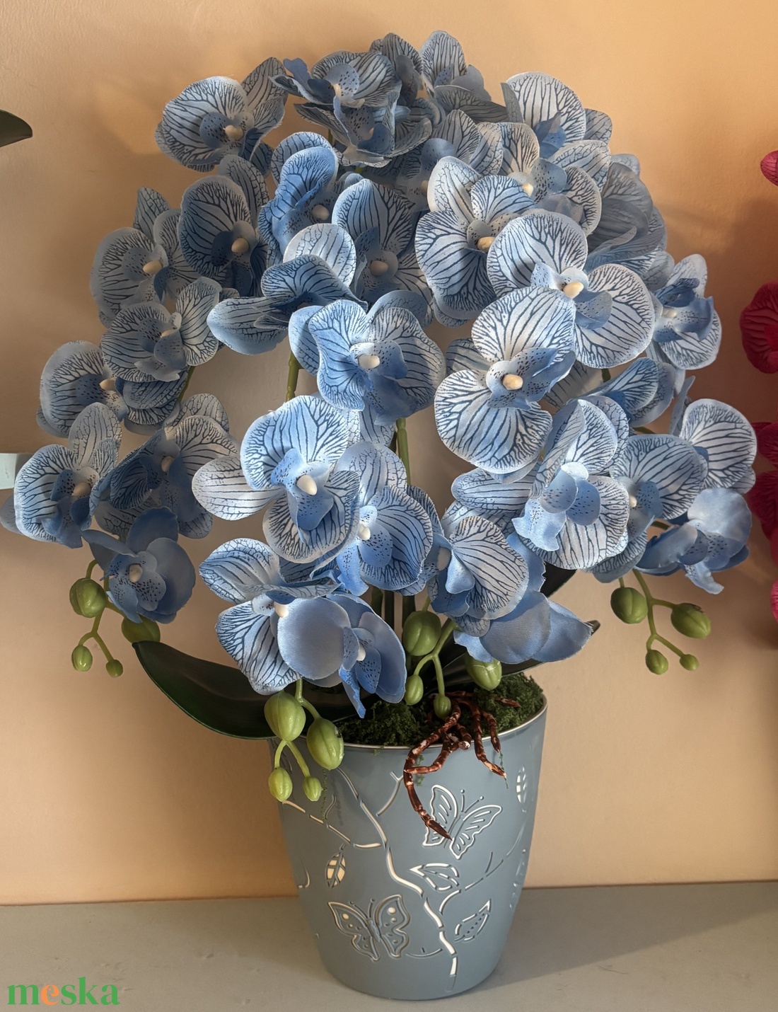 Mű orchidea virágok - otthon & életmód - dekoráció - Meska.hu