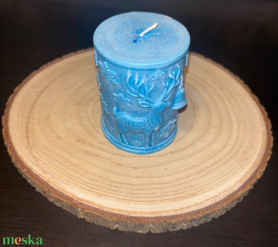 Oroszlános, szarvasos gyertya - otthon & életmód - gyertya, illat, aroma - gyertya - Meska.hu