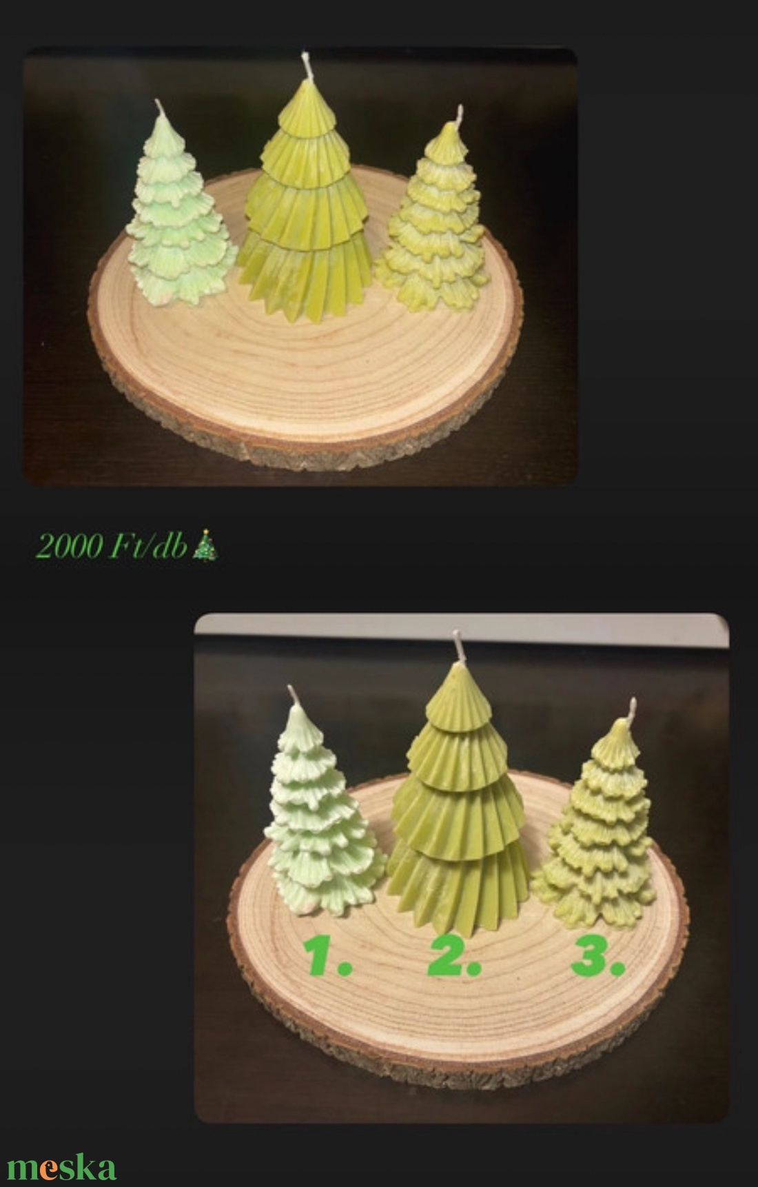 Fenyőfa gyertya - otthon & életmód - gyertya, illat, aroma - gyertya - Meska.hu