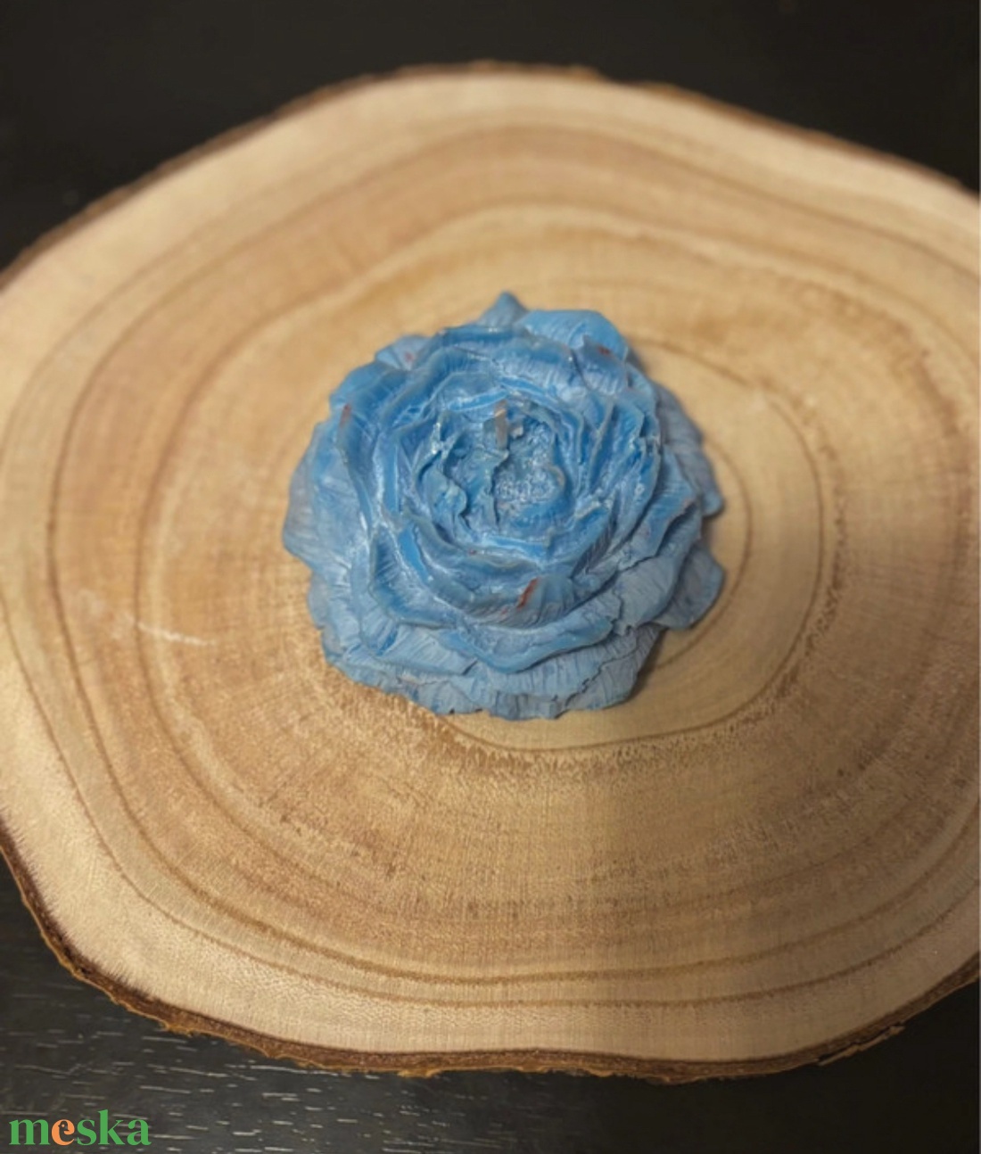 Bazsarózsa gyertya - otthon & életmód - gyertya, illat, aroma - gyertya - Meska.hu