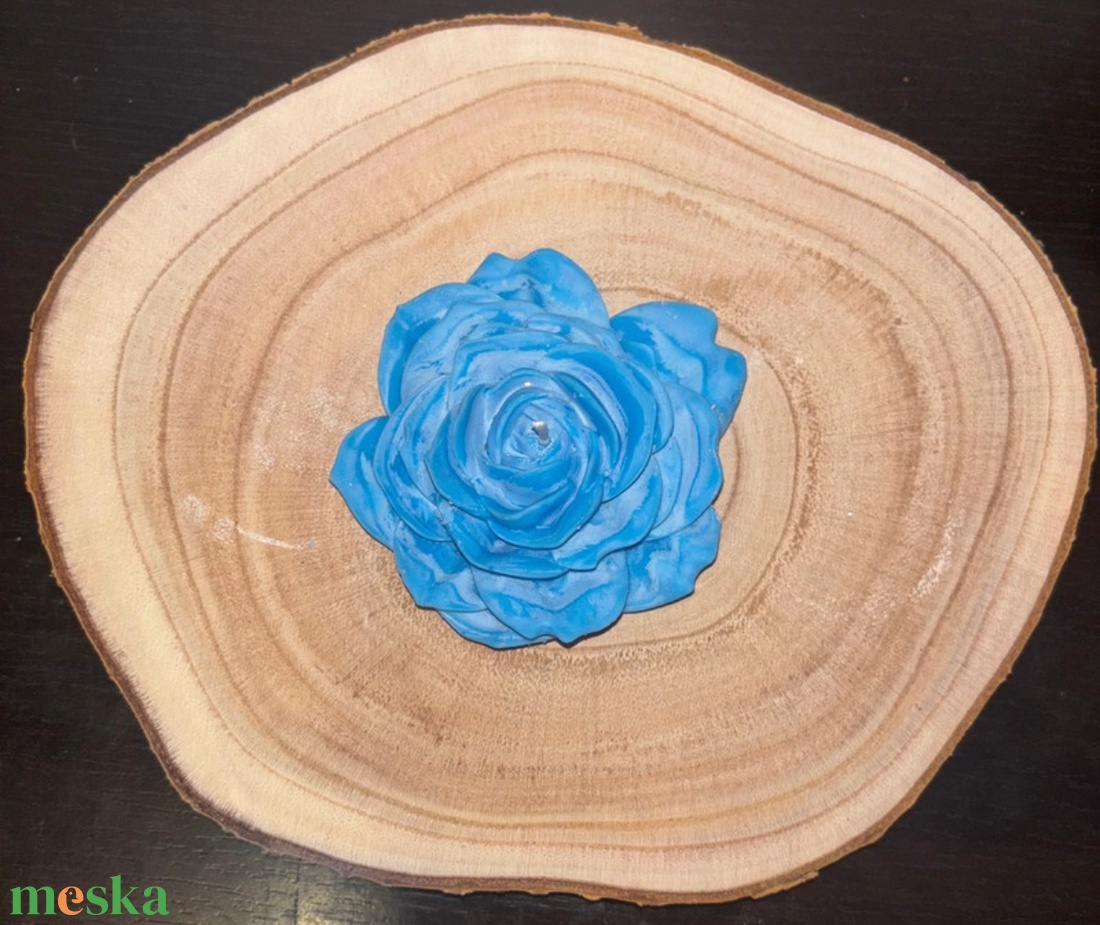 Rózsa gyertya - kellékek & szerszámok - dekorációs kellékek - dekorációs gyertya - Meska.hu