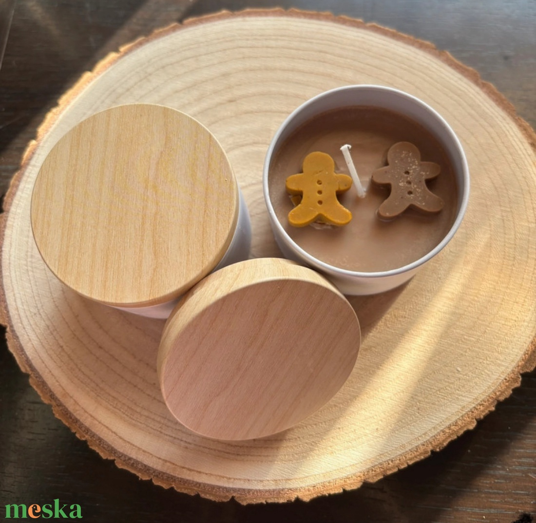 Tégelyes gyertyák, hópehely gyertya - otthon & életmód - gyertya, illat, aroma - gyertya - Meska.hu