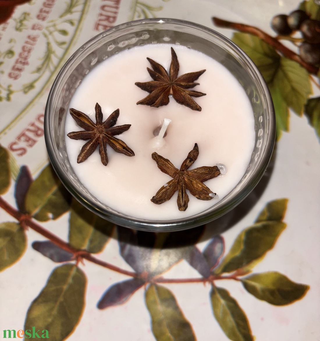 Téli gyertya - karácsony - karácsonyi lakásdekoráció - karácsonyi illatgyertya, mécses - Meska.hu