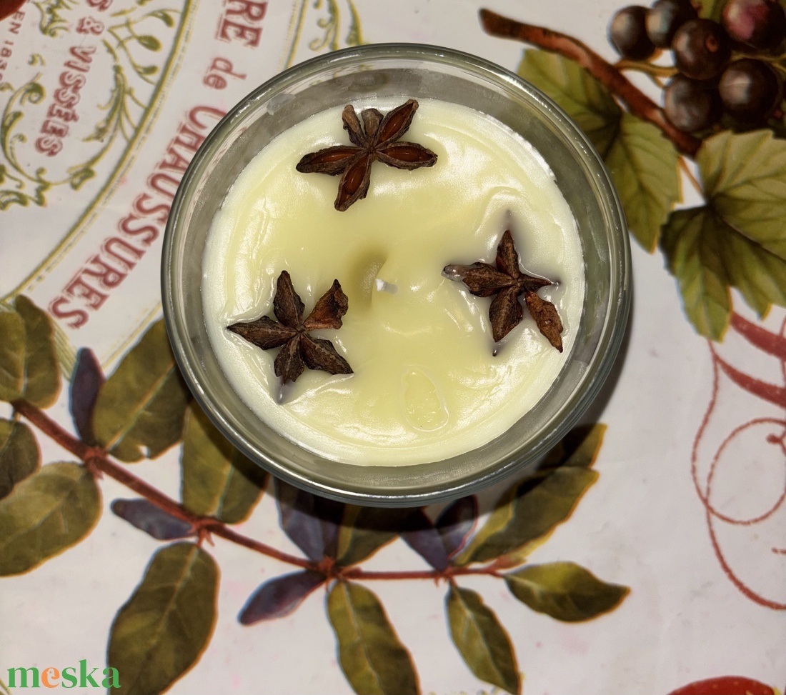 Téli gyertya - karácsony - karácsonyi lakásdekoráció - karácsonyi illatgyertya, mécses - Meska.hu